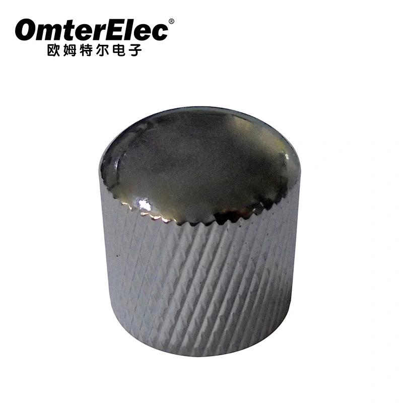 silver guitar knobs