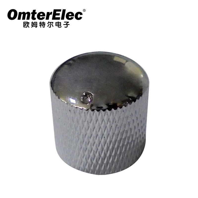 silver guitar knobs